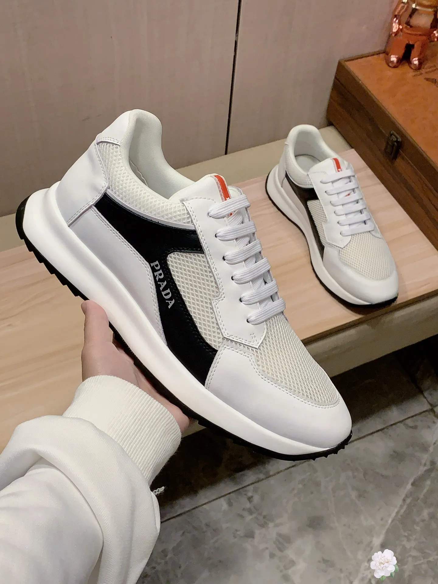 Men's shoes 💰460💰💰🎩🎩[Lightning][Lightning] "Prada PRADA*" latest hot style casual shoes, top brand [seduce] luxury~purchase, top~quality. [Strong] The upper is made of imported breathable cowhide with material ➕ breathable sheepskin feet (•) and fine workmanship. The original stylish and stylish soft rubber wear-resistant and non-slip outsole is light and comfortable on the feet. The real thing looks better when photographed in person. 0121: code: 38-44, 4️⃣ colors selected